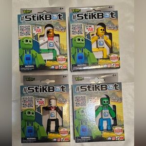 4 Zing StikBot Mini Figures